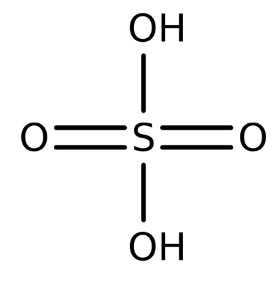 مشخصات فیزیکی و شیمیایی اسید سولفوریک